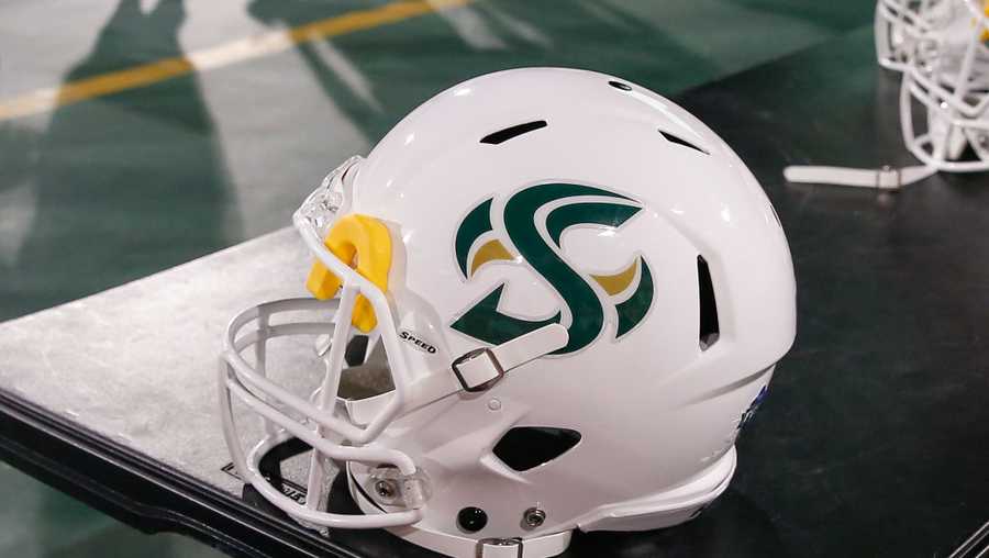 TEMPE, AZ - SEPTEMBER 06:  A detailed view of a Sacramento State Hornets helmet during the college football game between the Sacramento State Hornets and the Arizona State Sun Devils on September 6, 2019 at Sun Devil Stadium in Tempe, Arizona. (Photo by Kevin Abele/Icon Sportswire via Getty Images)