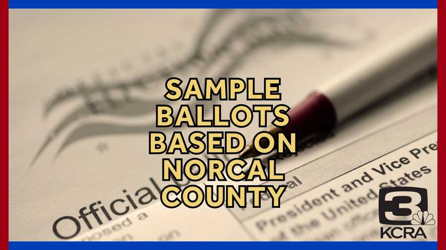 MAP: Find your sample ballot based on Northern California county